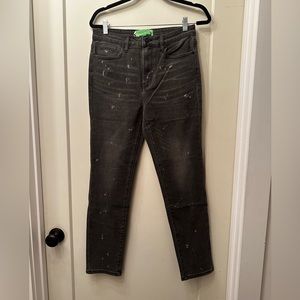 Sandrine rose x free people 29 splatter jean black